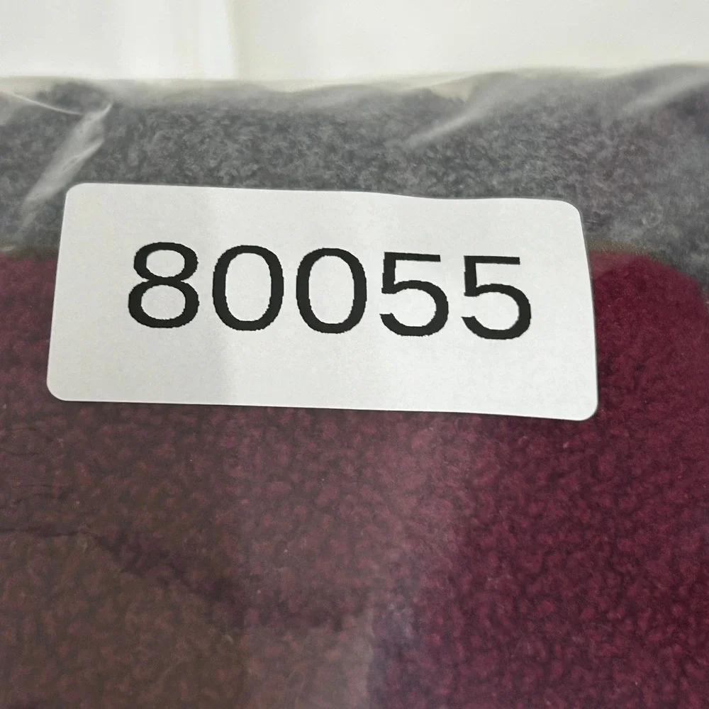 Disney Fleece Pullover Womens Size M Maroon Grey Colorblock Mickey Mouse 1/4 Zip